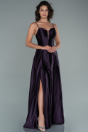 Long Dark Purple Prom Gown ABU2468