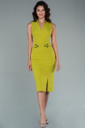 Pistachio Green Short Invitation Dress ABK1093