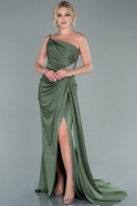 Long Olive Drab Evening Dress ABU2383