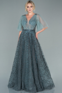 Long Turquoise Evening Dress ABU2472