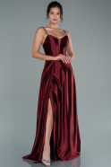 Long Burgundy Prom Gown ABU2468