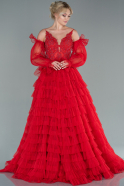 Long Red Haute Couture ABU2482