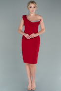 Short Red Invitation Dress ABK1455
