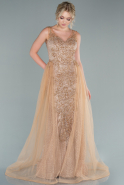 Long Copper Mermaid Prom Dress ABU1384