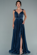 Navy Blue Long Evening Dress ABU2307