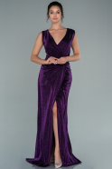 Purple Long Evening Dress ABU2295