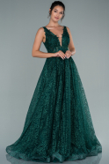 Emerald Green Long Evening Dress ABU2131