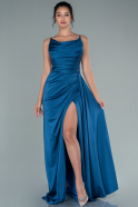 Long Grey-Indigo Prom Gown ABU2510