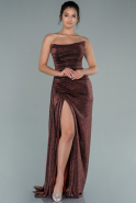 Copper Long Evening Dress ABU1861