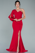 Long Red Mermaid Prom Dress ABU2517