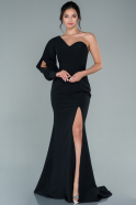 Long Black Mermaid Prom Dress ABU2517