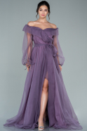 Lavender Long Engagement Dress ABU1468