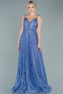 Long Indigo Evening Dress ABU2551