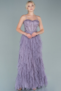 Long Lavender Evening Dress ABU2552