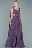 Lavender Long Chiffon Evening Dress ABU2527