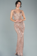 Long Mink Scaly Prom Gown ABU2562