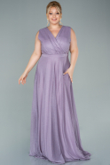 Long Lavender Oversized Evening Dress ABU1762