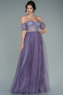 Long Lavender Evening Dress ABU2591