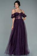 Long Purple Evening Dress ABU2591