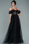 Long Black Evening Dress ABU2591