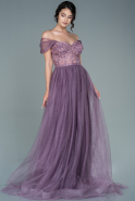 Long Lavender Evening Dress ABU2620