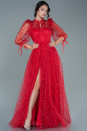 Red Long Evening Dress ABU2589