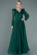 Emerald Green Long Evening Dress ABU2111