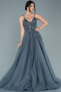 Long Anthracite Haute Couture ABU2675