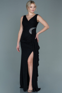 Long Black Evening Dress ABU2693