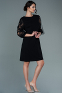 Short Black Invitation Dress ABK1543