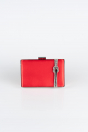 Red Satin Box Bag VT9275