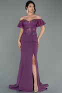 Lavender Long Evening Dress ABU2753