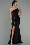 Long Black Mermaid Evening Dress ABU2815