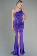 Long Purple Mermaid Evening Dress ABU2815