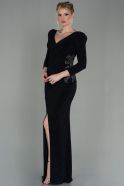 Long Black Evening Dress ABU2838