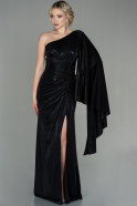 Long Black Evening Dress ABU2885