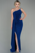 Long Sax Blue Evening Dress ABU2860