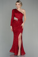 Red Long Evening Dress ABU2749