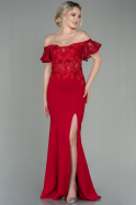 Long Red Evening Dress ABU3077