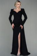 Long Black Evening Dress ABU2895