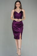 Midi Purple Invitation Dress ABK1636