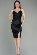 Midi Black Invitation Dress ABK1636