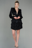 Short Black Invitation Dress ABK1643