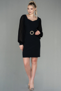 Short Black Invitation Dress ABK1647