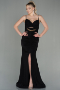 Long Black Mermaid Prom Dress ABU2918