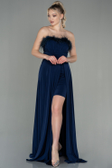 Long Navy Blue Evening Dress ABU2920