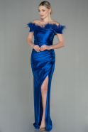 Long Sax Blue Evening Dress ABU2957