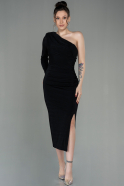 Midi Black Invitation Dress ABK1670