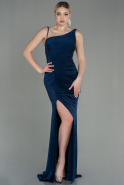 Long Navy Blue Prom Gown ABU2966