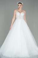 White Wedding Dress ABG014
